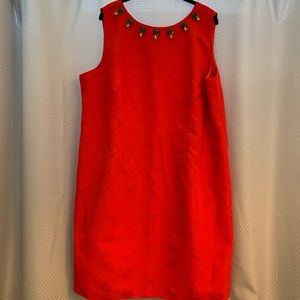 Talbots RSVP Shift Pineapple Party Dress